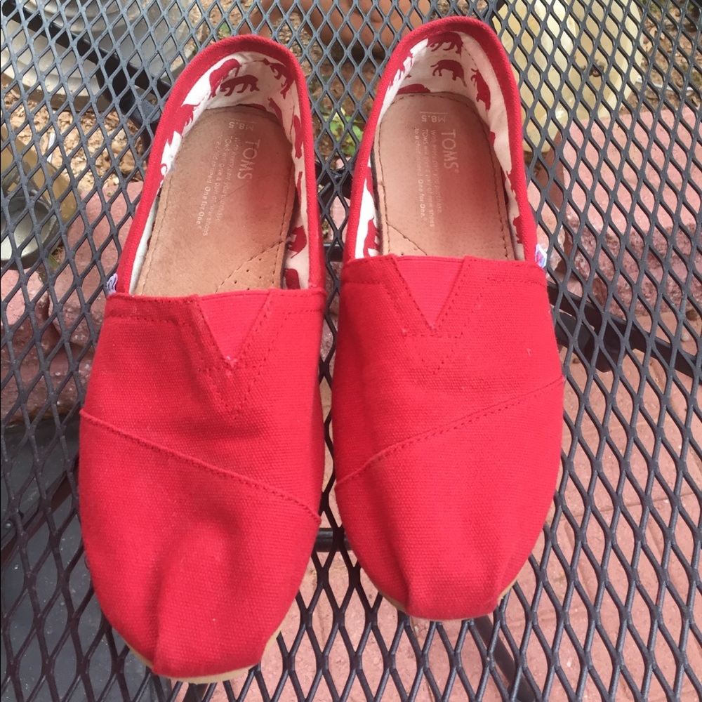 Red Toms M 8.5 used